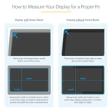 STARTECH Monitor Privacy Screen for 24" PC Display - Computer Screen Security Filter - Blue Light Reducing Screen Protector Film - 16:9 Widescreen - Matte|Glossy - +|-30 Degree (PRIVSCNMON24) (PRIVSCNMON24)