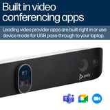 POLY Studio X72 All-In-One TC10 Controller Kit Video Collaboration Bar