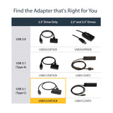 STARTECH USB 3.1 to SATA Adapter Cable