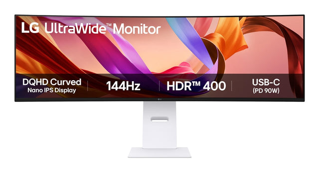 LG 49U950A-W Monitor – 49" / Dual QHD / IPS / 144Hz – Business Monitor