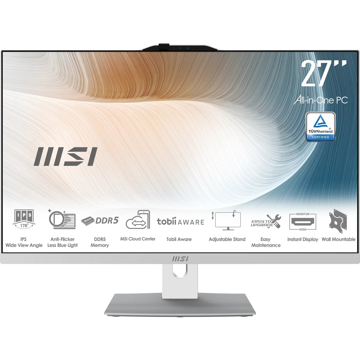 MSI MODERN AM272P 1M-1292AU Desktop – Intel Core 5 120U / 16GB DDR5 / 1TB SSD / Intel® Graphics – Sustainable Business Desktop
