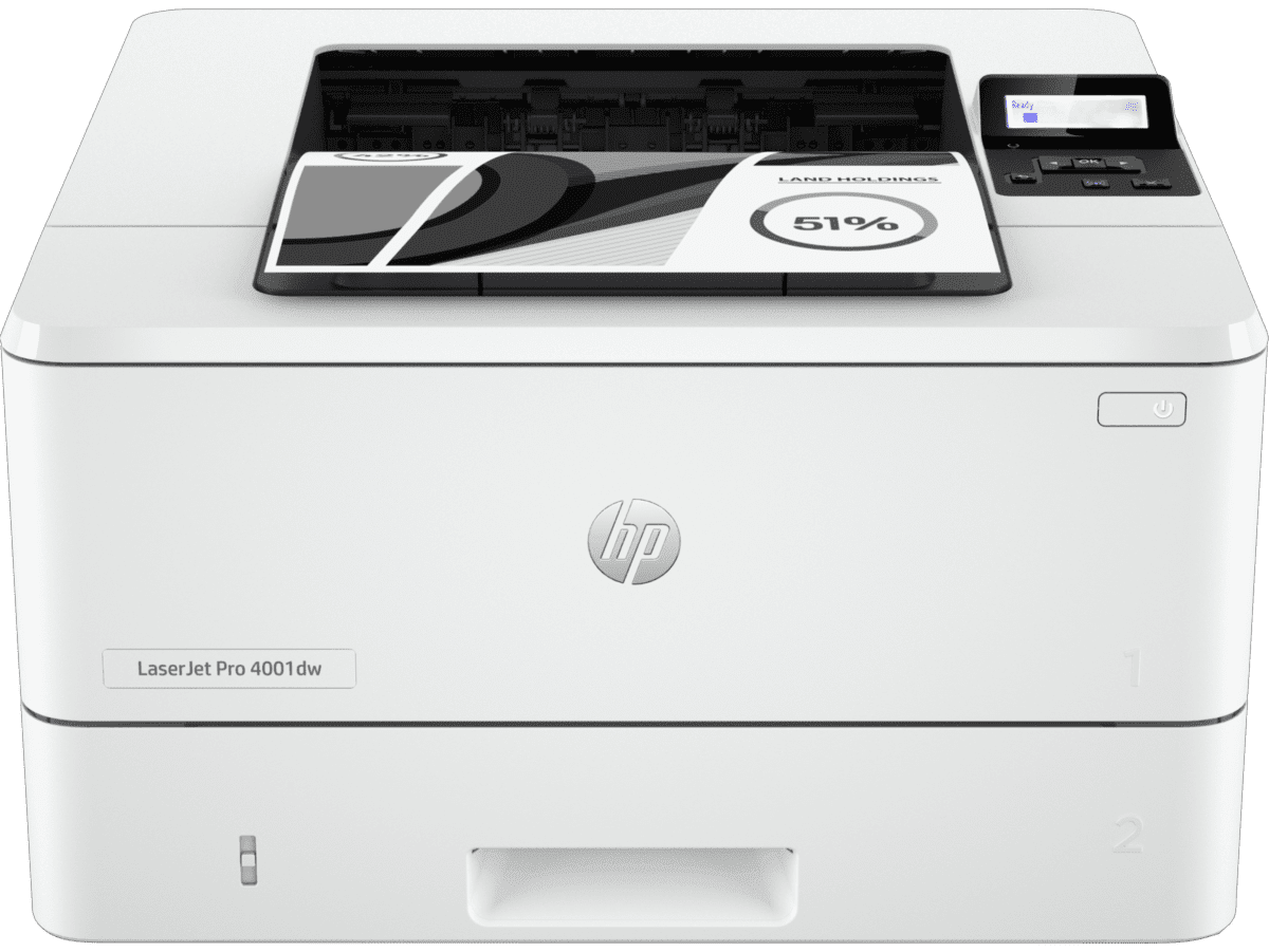 HP 4001DN Mono Laser Printer with 550-Sheet Drawer