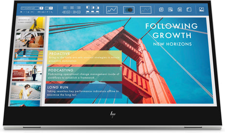 HP E-Series E14 G4 computer monitor (14") Full HD LED White
