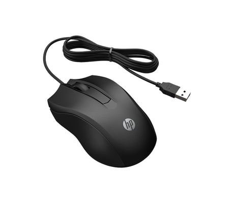 HP Wired Mouse 100 – Wired USB / 1000 DPI / Comfortable Design – Office Mouse