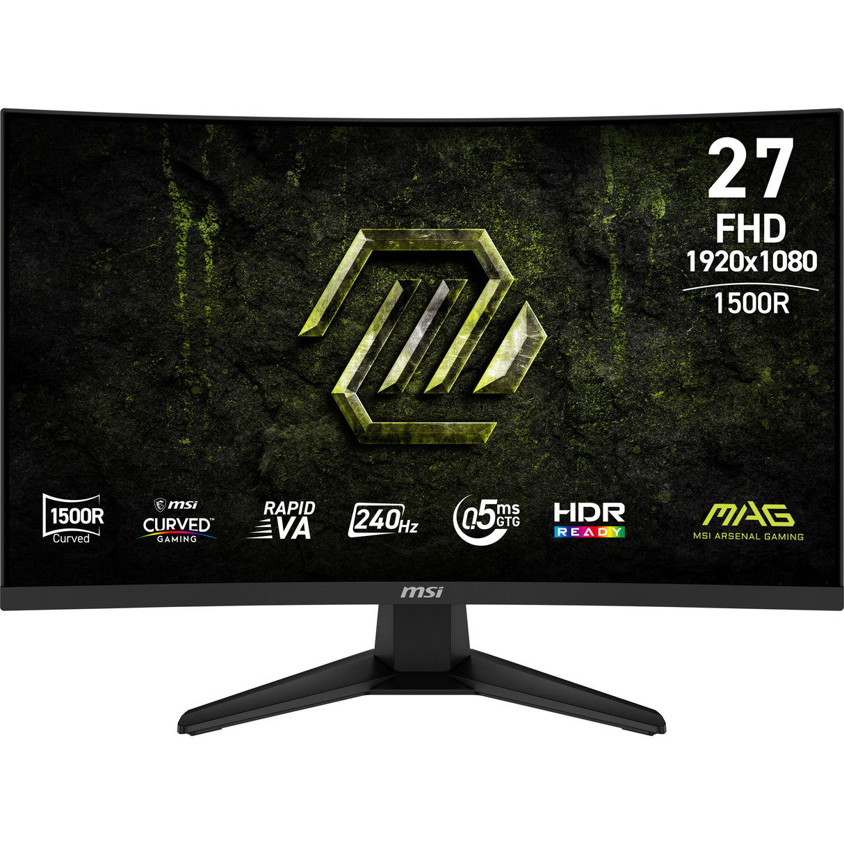 MSI MAG 275CF X24 Monitor – 27" / Full HD / VA / 240Hz – Gaming Monitor