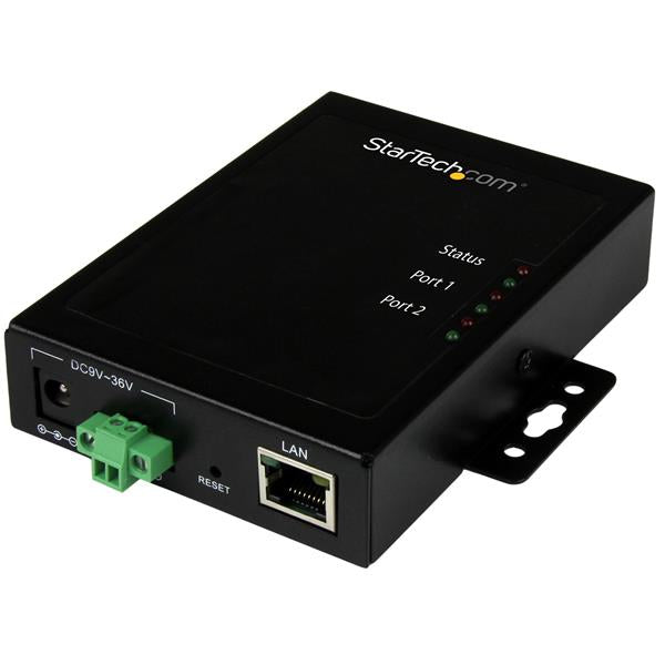STARTECH 2-Port Serial-to-IP Ethernet Device Serial Server