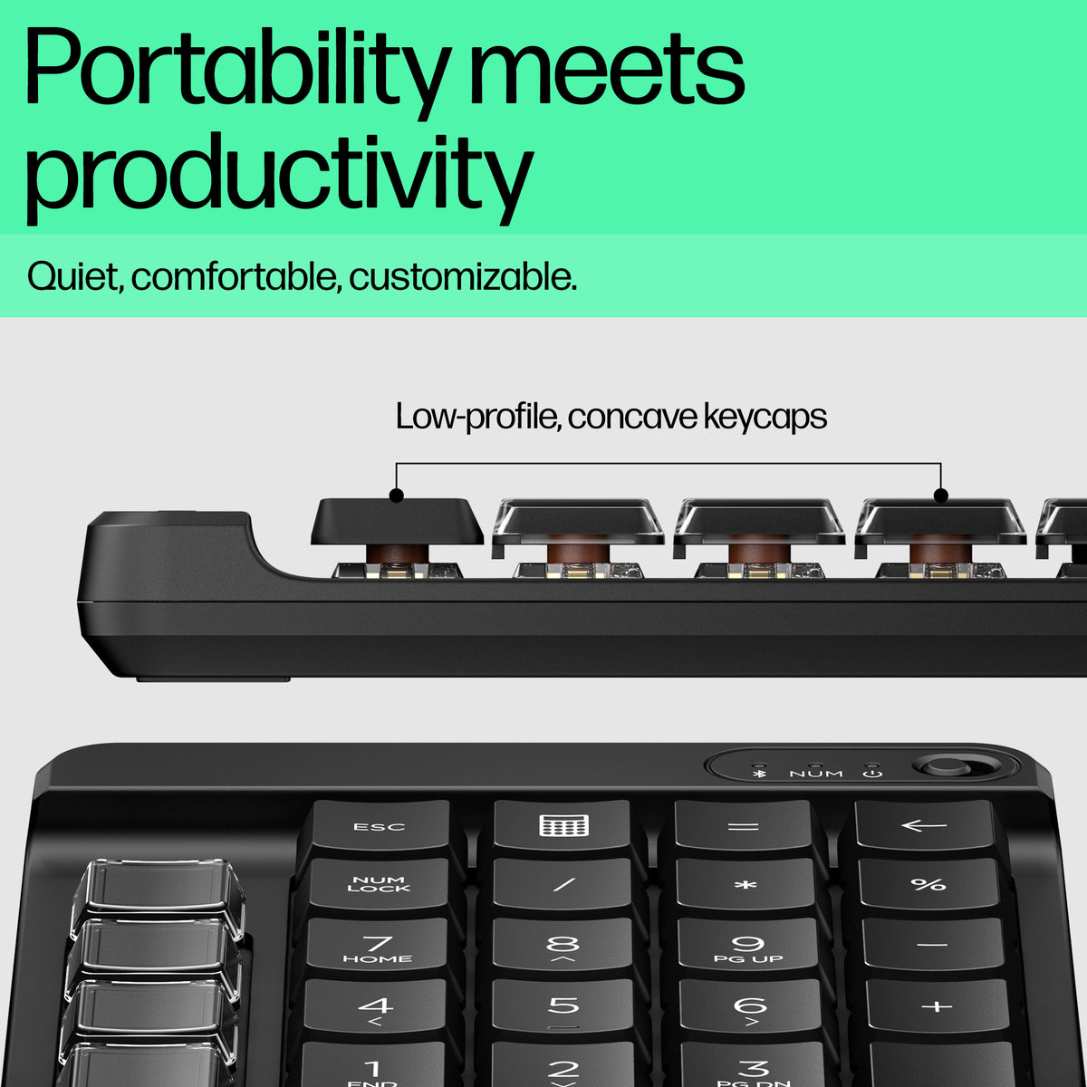 HP 435 – Mechanical / Bluetooth / Full-size – Professional Keyboard