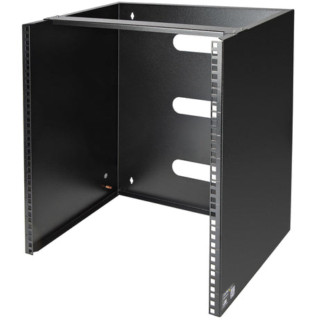 STARTECH 12U Wall Mount Patch Panel Bracket - 13.75 in. (34.93 cm) Max. Mounting Depth - 19" Patch Panel Rack for Shallow Network Equipment- 125lbs Capacity (WALLMNT12) (WALLMNT12)