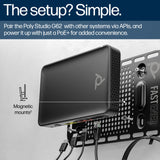 POLY Studio G62 With Mounting Plate Kit Personal Video Conferencing System