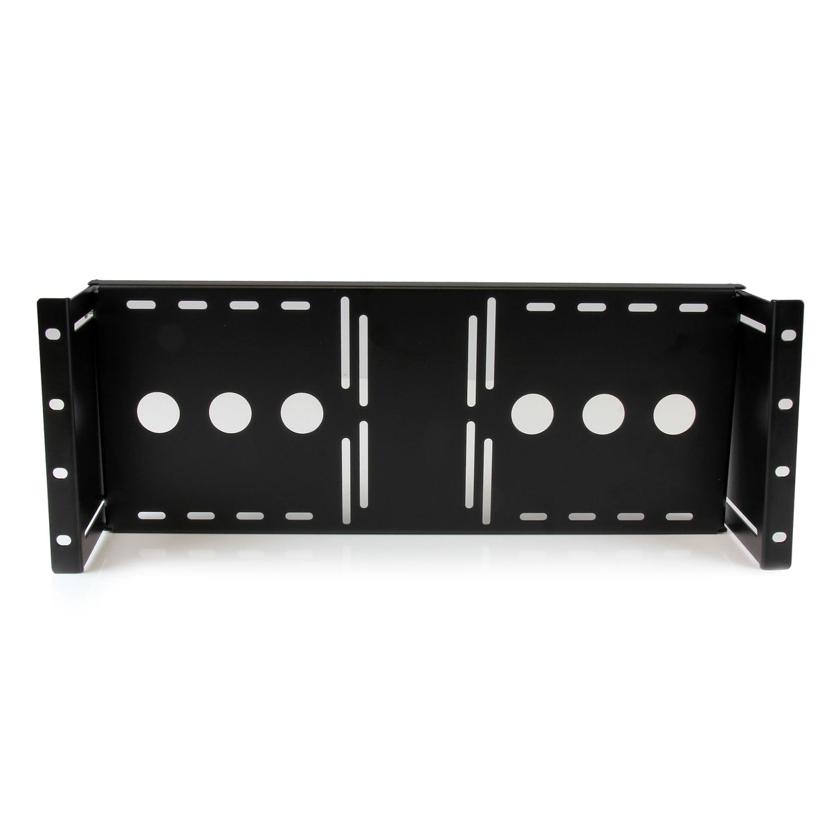 STARTECH 4U Universal VESA LCD Monitor Mounting Bracket for 19" Rack or Cabinet - TAA Compliant - Cold-Pressed Steel Bracket (RKLCDBK) (RKLCDBK)