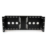 STARTECH 4U Universal VESA LCD Monitor Mounting Bracket for 19" Rack or Cabinet - TAA Compliant - Cold-Pressed Steel Bracket (RKLCDBK) (RKLCDBK)