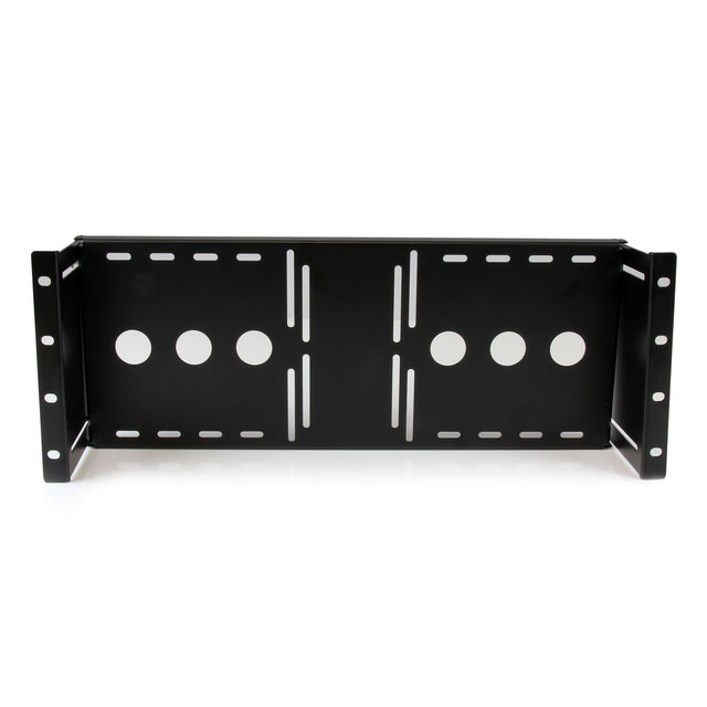 STARTECH 4U Universal VESA LCD Monitor Mounting Bracket for 19" Rack or Cabinet - TAA Compliant - Cold-Pressed Steel Bracket (RKLCDBK) (RKLCDBK)