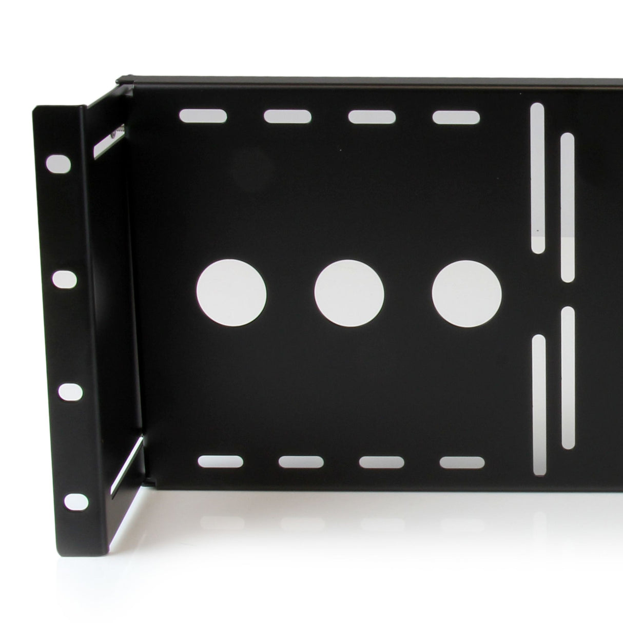 STARTECH 4U Universal VESA LCD Monitor Mounting Bracket for 19" Rack or Cabinet - TAA Compliant - Cold-Pressed Steel Bracket (RKLCDBK) (RKLCDBK)