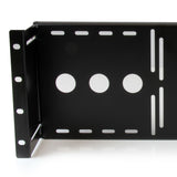 STARTECH 4U Universal VESA LCD Monitor Mounting Bracket for 19" Rack or Cabinet - TAA Compliant - Cold-Pressed Steel Bracket (RKLCDBK) (RKLCDBK)