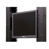 STARTECH 4U Universal VESA LCD Monitor Mounting Bracket for 19" Rack or Cabinet - TAA Compliant - Cold-Pressed Steel Bracket (RKLCDBK) (RKLCDBK)