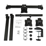 STARTECH Desk Mount Triple Monitor Arm - Ergonomic VESA 3 Monitor Mount up to 27" - Articulating & Height Adjustable Pole Mount - Tilt|Swivel|Rotate LCD|LED Screen - Desk Clamp|Grommet (ARMTRIO) (ARMTRIO)