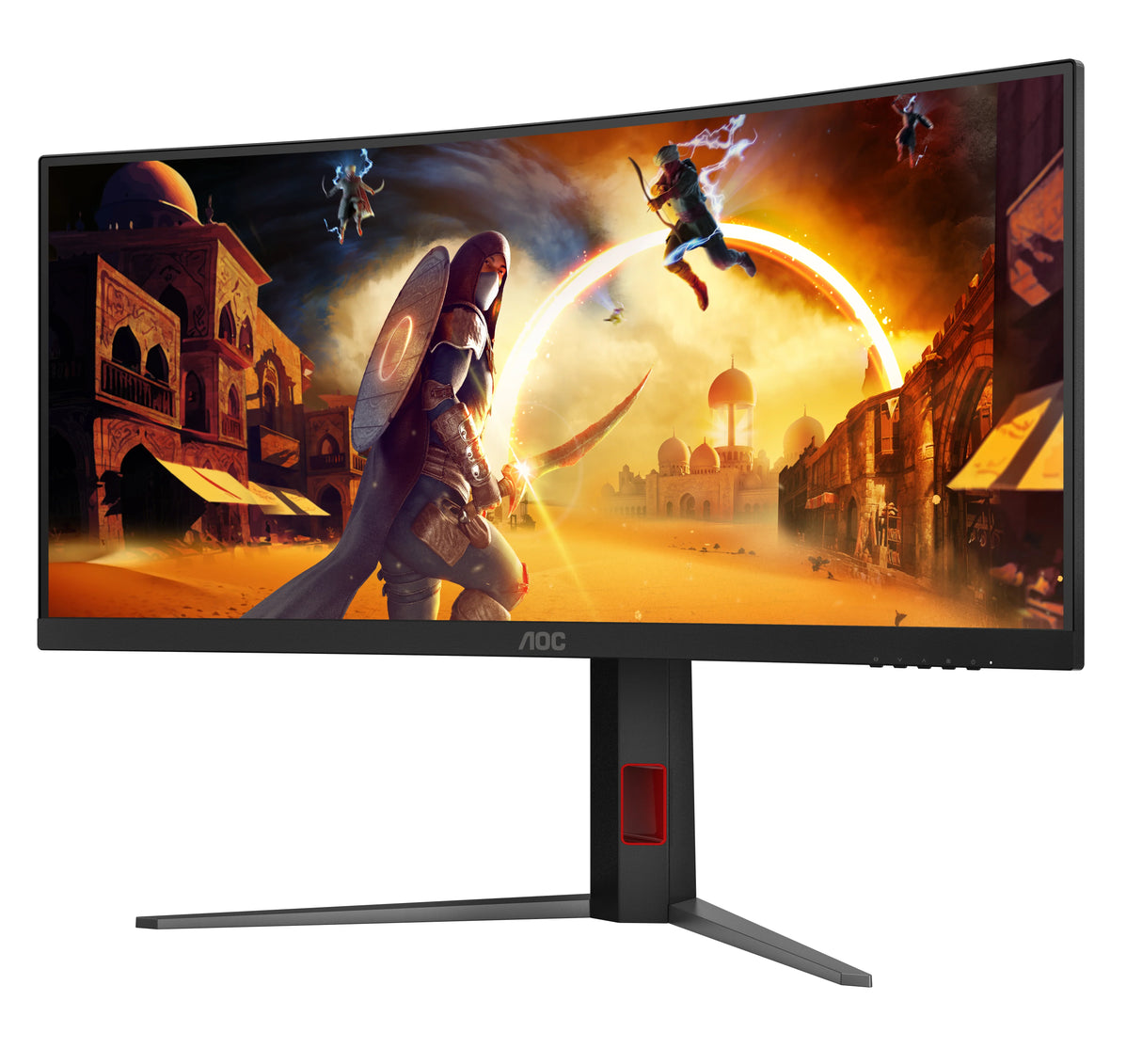 AOC CU34G4 Monitor – 34" / QHD / VA / 180Hz – Gaming Monitor
