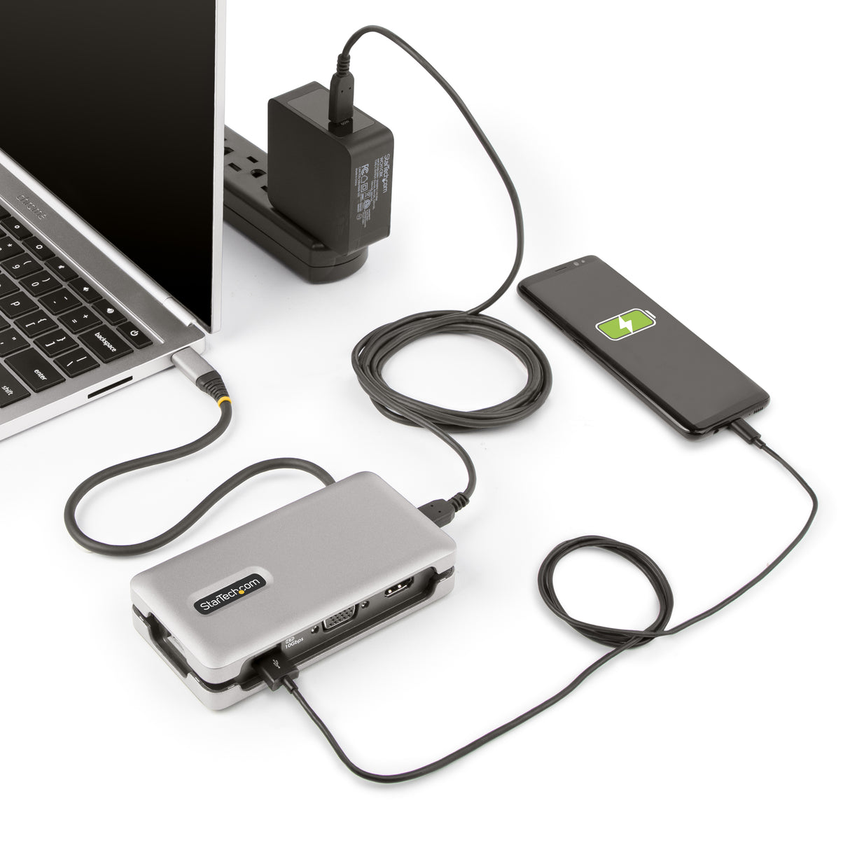 STARTECH USB-C 3-Port Multiport Adapter