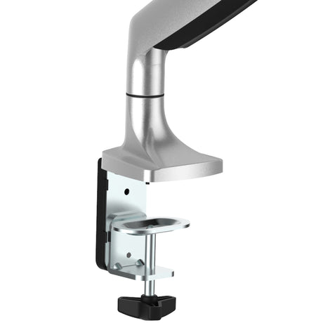 STARTECH Desk Mount Monitor Arm - Heavy Duty Ergonomic VESA Monitor Arm - Single Display up to 9kg - Full Motion | Height Adjustable | Articulating - Aluminum - C-Clamp|Grommet - Silver (ARMPIVOTHD) (ARMPIVOTHD)