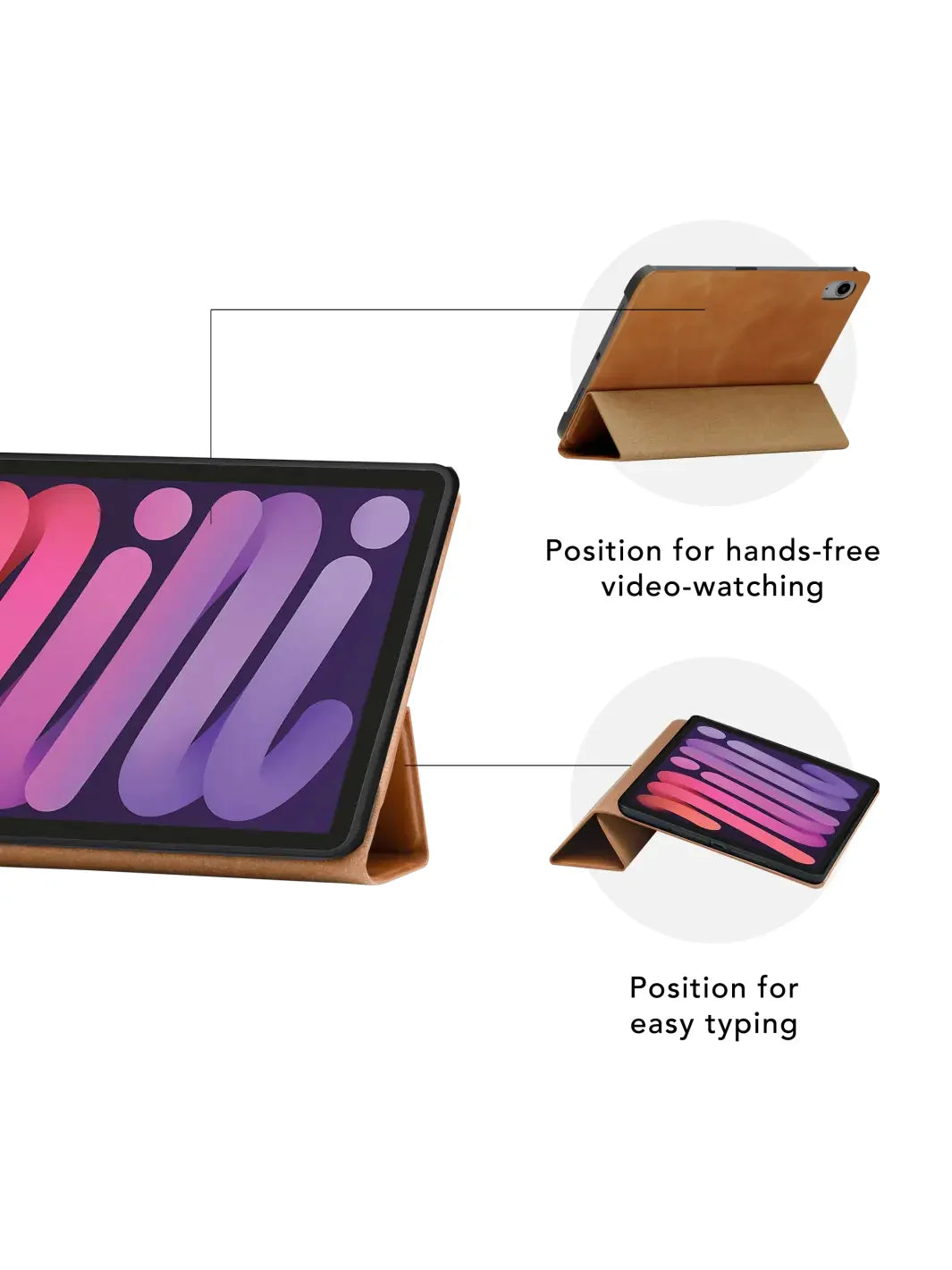 FOLIO CASE for D.BRAMANTE 1928 iPad Pro 11" – M5 2025/M4 2024 – Full-Grain Leather – Premium Quality