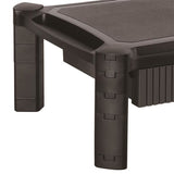 STARTECH Adjustable Monitor Riser - Drawer - Monitors up to 32”- Adjustable Height - Monitor Stand - Computer Monitor Riser (MONSTADJD)