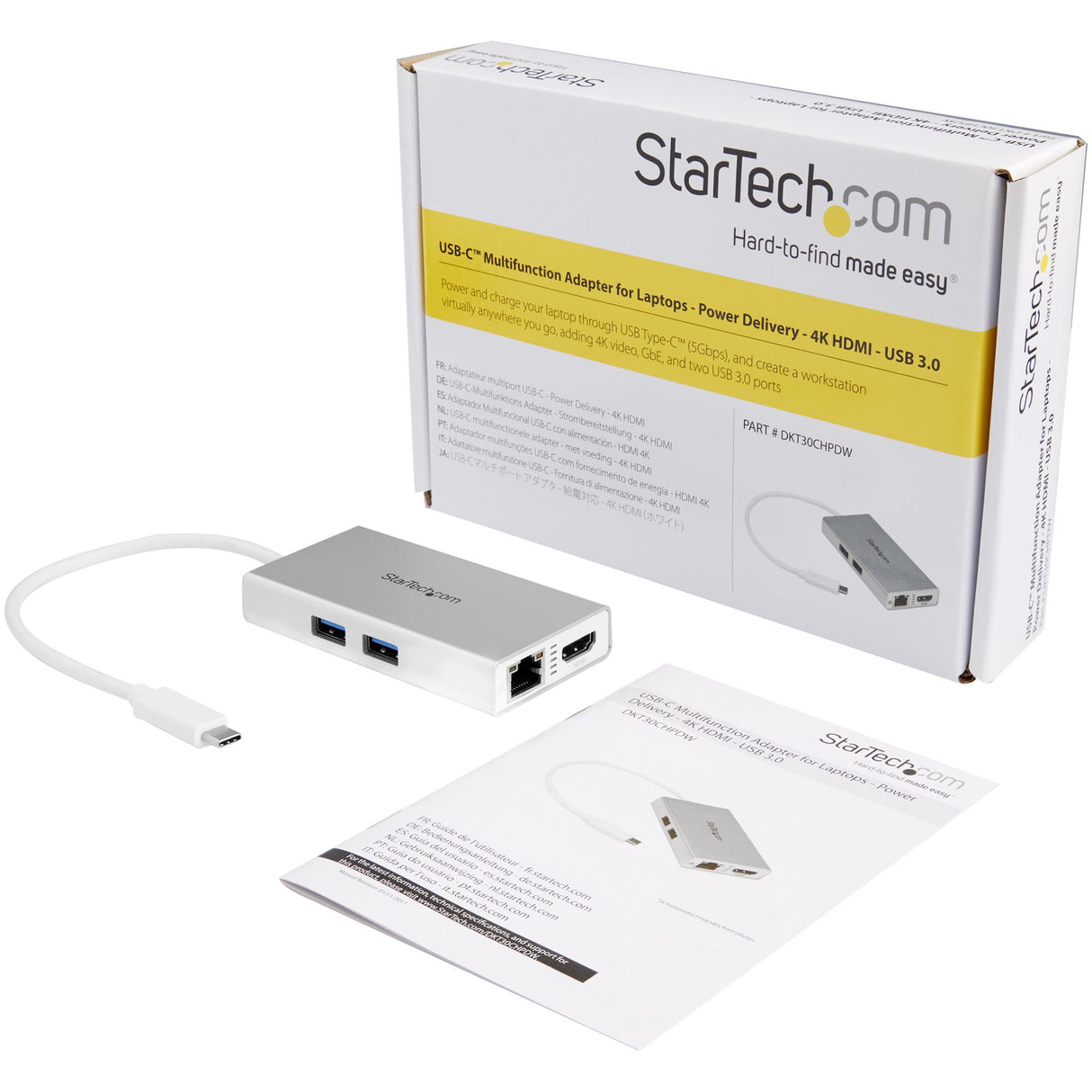 STARTECH USB Type C Docking Station with Network Port