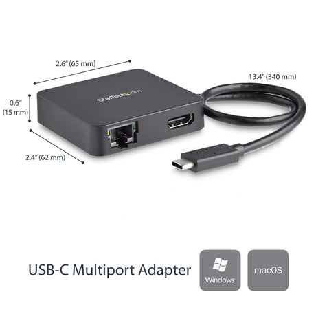 STARTECH USB Type C Docking Station TAA Compliant