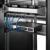 STARTECH 1U Server Rack Shelf - Universal Vented Rack Mount Cantilever Tray for 19" Network Equipment Rack & Cabinet - Heavy Duty Steel - Weight Capacity 44lb|20kg - 16" Deep Shelf (CABSHELF116V) (CABSHELF116V)