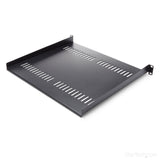 STARTECH 1U Server Rack Shelf - Universal Vented Rack Mount Cantilever Tray for 19" Network Equipment Rack & Cabinet - Heavy Duty Steel - Weight Capacity 44lb|20kg - 16" Deep Shelf (CABSHELF116V) (CABSHELF116V)