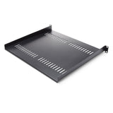 STARTECH 1U Server Rack Shelf - Universal Vented Rack Mount Cantilever Tray for 19" Network Equipment Rack & Cabinet - Heavy Duty Steel - Weight Capacity 44lb|20kg - 16" Deep Shelf (CABSHELF116V) (CABSHELF116V)