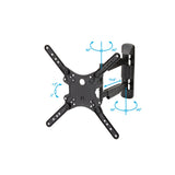 STARTECH Full Motion TV Wall Mount - 32-55" (77lb|35kg) VESA Displays - Low Profile Universal Flat Screen TV Wall Mount - Heavy Duty Adjustable Tilt|Swivel Articulating Arm Bracket (FPWARTB1M) (FPWARTB1M)