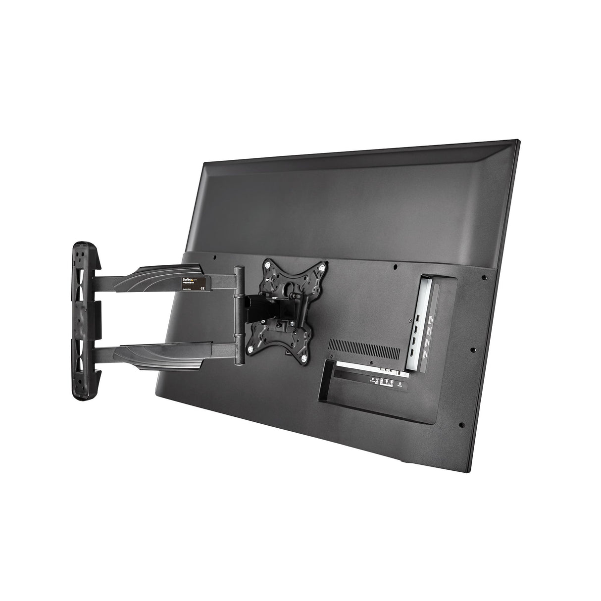 STARTECH Full Motion TV Wall Mount - 32-55" (77lb|35kg) VESA Displays - Low Profile Universal Flat Screen TV Wall Mount - Heavy Duty Adjustable Tilt|Swivel Articulating Arm Bracket (FPWARTB1M) (FPWARTB1M)