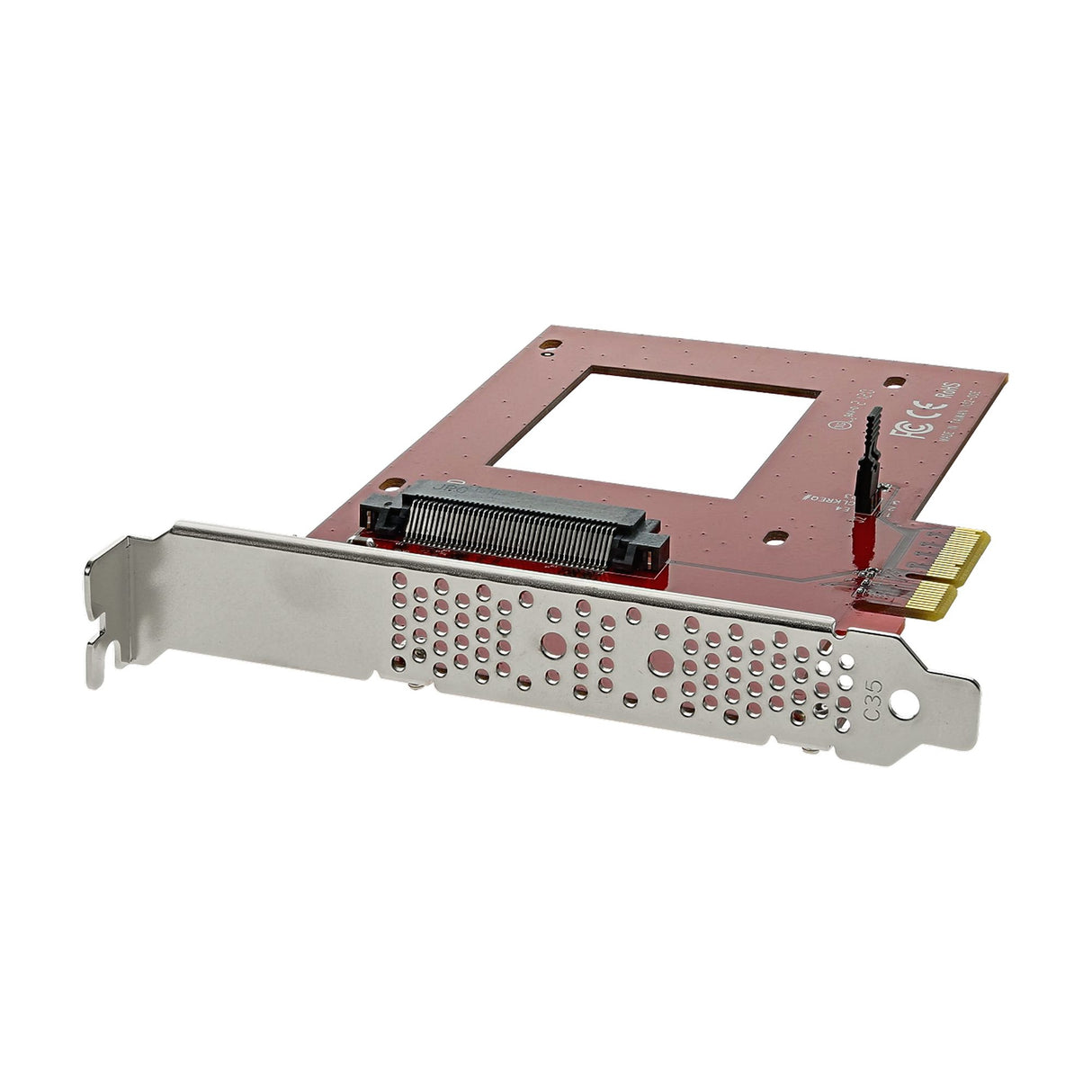 STARTECH U.2 to PCIe Adapter - x4 PCIe - For 2.5" U.2 NVMe SSD - SFF-8639 PCIe Adapter - U.2 SSD - PCIe SSD - U.2 drive (PEX4SFF8639) (PEX4SFF8639)