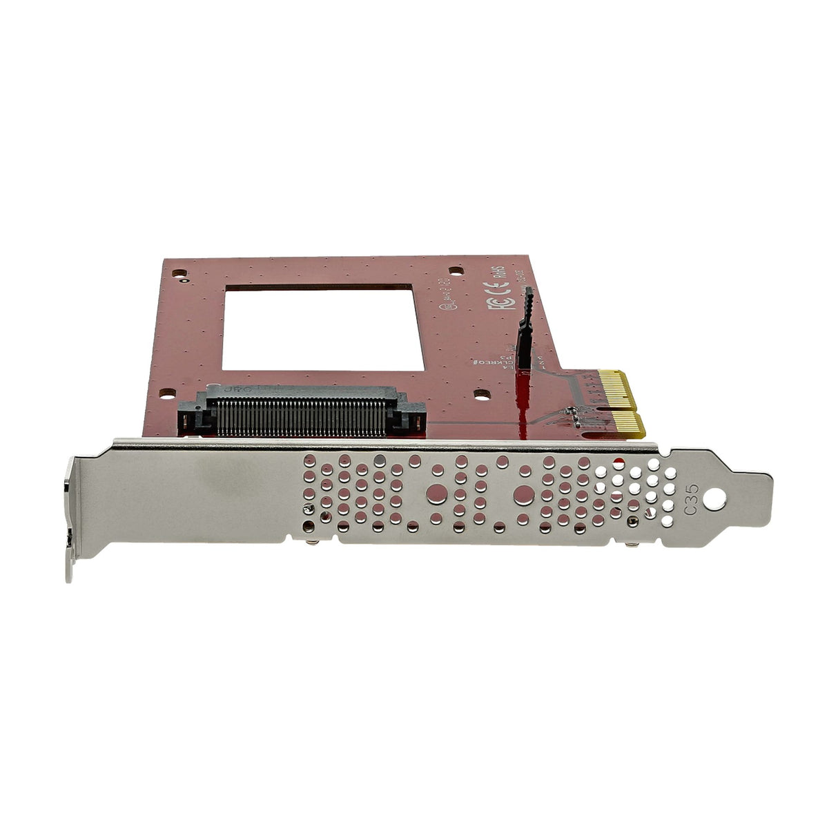 STARTECH U.2 to PCIe Adapter - x4 PCIe - For 2.5" U.2 NVMe SSD - SFF-8639 PCIe Adapter - U.2 SSD - PCIe SSD - U.2 drive (PEX4SFF8639) (PEX4SFF8639)
