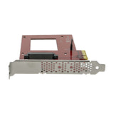 STARTECH U.2 to PCIe Adapter - x4 PCIe - For 2.5" U.2 NVMe SSD - SFF-8639 PCIe Adapter - U.2 SSD - PCIe SSD - U.2 drive (PEX4SFF8639) (PEX4SFF8639)