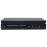 STARTECH USB C Hard Drive Enclosure - 2.5" SSD HDD - works with S251BU31REM - Black Aluminum - USB 3.1 10Gbps - Height up to 9.5mm (S251BU31REMD)