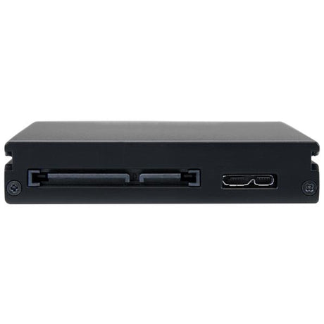 STARTECH USB C Hard Drive Enclosure - 2.5" SSD HDD - works with S251BU31REM - Black Aluminum - USB 3.1 10Gbps - Height up to 9.5mm (S251BU31REMD)