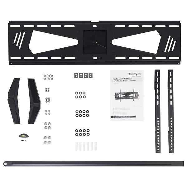 STARTECH Low Profile TV Mount - Fixed - Anti Theft - Flat Screen TV Wall Mount for 37" to 75" TVs - VESA Wall Mount (FPWFXBAT) (FPWFXBAT)