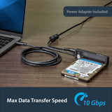 STARTECH USB 3.1 (10Gbps) to SATA Adapter Cable