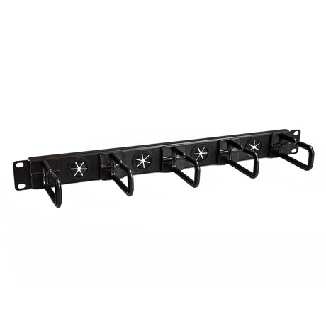 STARTECH 1U 19" Cable Management Organizer - D Ring Hook Network|Server Rack Cord Manager - Data Center Horizontal Wire Panel with Passthrough Holes w|Mounting HW - EIA|ECA-310-E (CABLMANAGERH) (CABLMANAGERH)