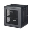 STARTECH 4-Post 12U Wall Mount Network Cabinet w| 1U Shelf | 19" Wall-Mounted Server Rack for IT | Data Computer Equipment (RK12WALHM)