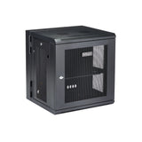 STARTECH 4-Post 12U Wall Mount Network Cabinet w| 1U Shelf | 19" Wall-Mounted Server Rack for IT | Data Computer Equipment (RK12WALHM)