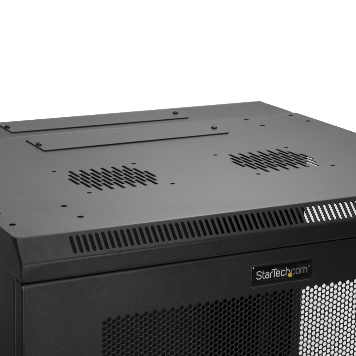 STARTECH 4-Post 12U Wall Mount Network Cabinet w| 1U Shelf | 19" Wall-Mounted Server Rack for IT | Data Computer Equipment (RK12WALHM)