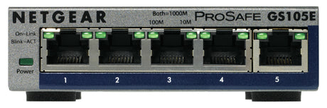 NETGEAR GS105E ProSafe Plus Network Switch