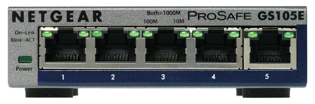 NETGEAR GS105E ProSafe Plus Network Switch