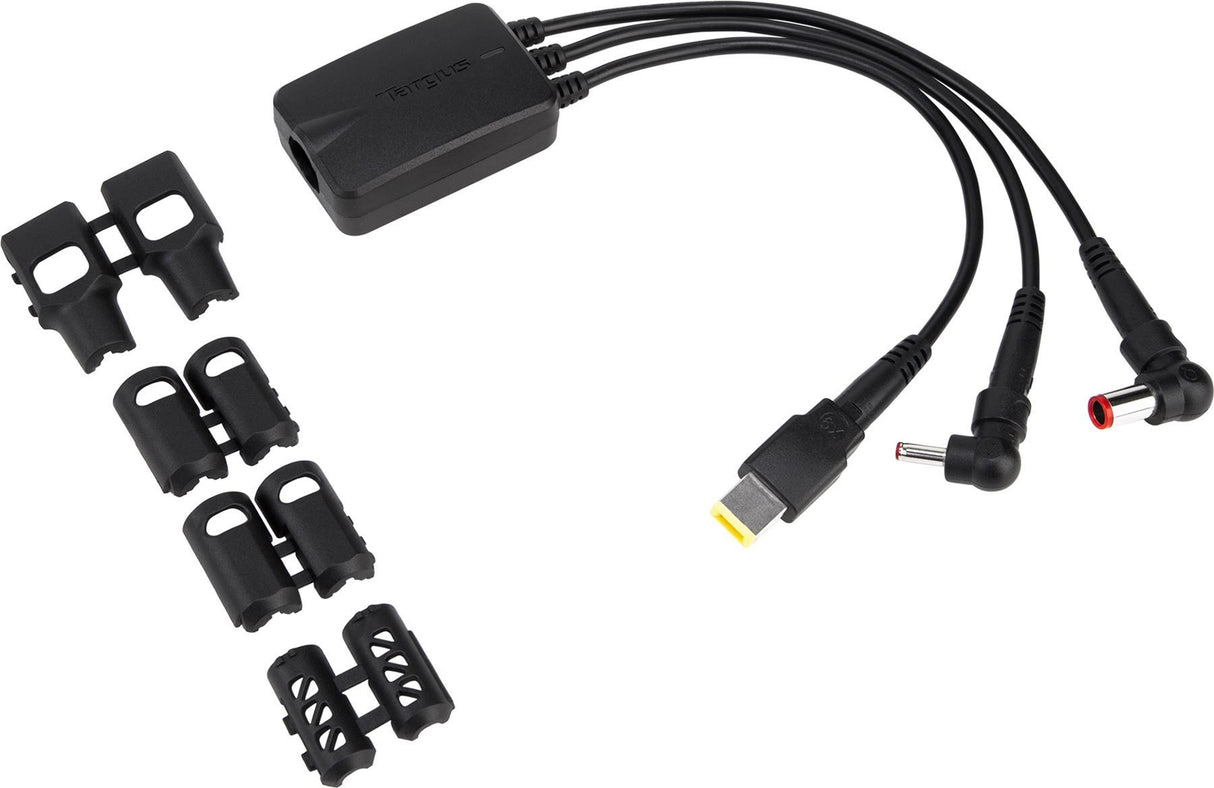 TARGUS 3-Way Active DC Charging Cable | Black | 30g (ACC1009AUX)