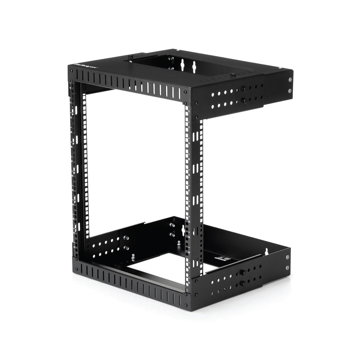 STARTECH 12U 19" Wall Mount Network Rack - Adjustable Depth 12-20" 2 Post Open Frame Server Room Rack for AV|Data| IT Communication|Computer Equipment|Switch w|Cage Nuts & Screws (RK12WALLOA) (RK12WALLOA)
