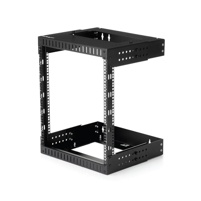 STARTECH 12U 19" Wall Mount Network Rack - Adjustable Depth 12-20" 2 Post Open Frame Server Room Rack for AV|Data| IT Communication|Computer Equipment|Switch w|Cage Nuts & Screws (RK12WALLOA) (RK12WALLOA)
