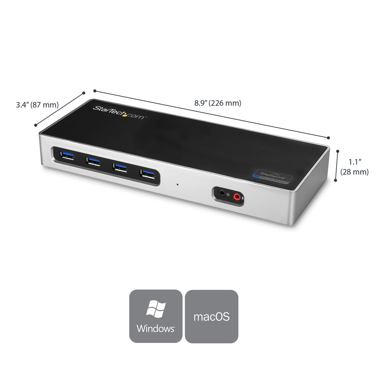 STARTECH USB-C and USB-A Dock