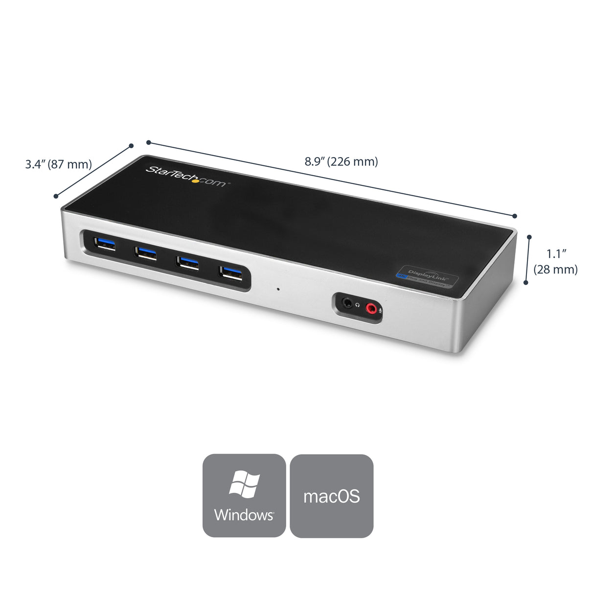 STARTECH USB-C and USB-A Dock